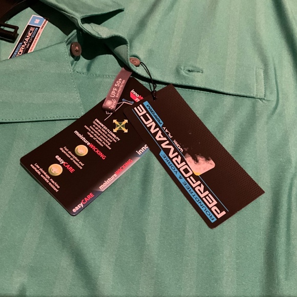 NWT Performance Green Golf Shirt - Picture 5 of 7